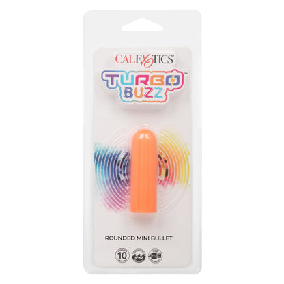 Turbo Buzz Rounded Mini Bullet - Orange | 716770107305 | Available at EroticWarehouse.com