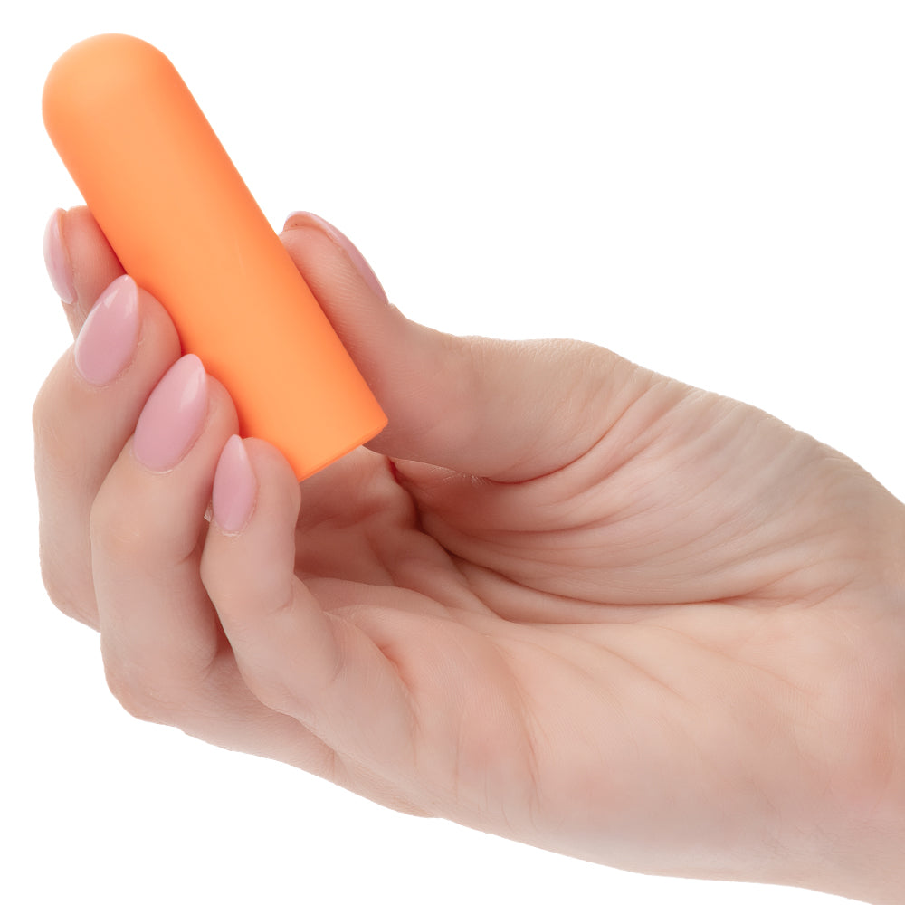 Turbo Buzz Rounded Mini Bullet - Orange | 716770107305 | Available at EroticWarehouse.com