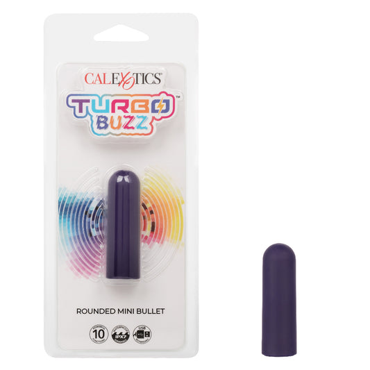 Turbo Buzz Rounded Mini Bullet - Purple | 716770107312 | Available at EroticWarehouse.com