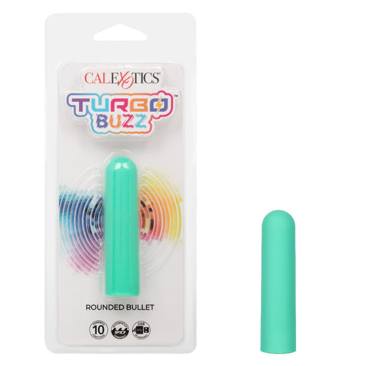 Turbo Buzz Rounded Bullet - Green | 716770107367 | Available at EroticWarehouse.com