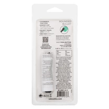 Turbo Buzz Rounded Bullet - Green | 716770107367 | Available at EroticWarehouse.com