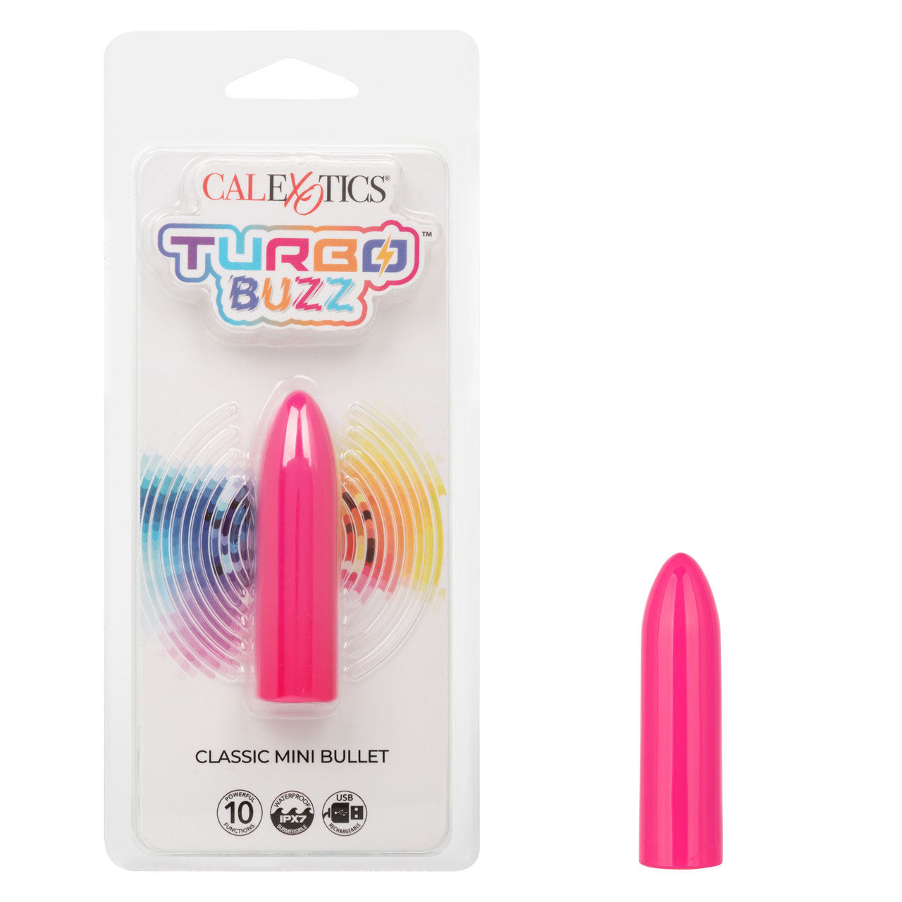 Turbo Buzz Classic Mini Bullet - Pink | 716770107381 | Available at EroticWarehouse.com
