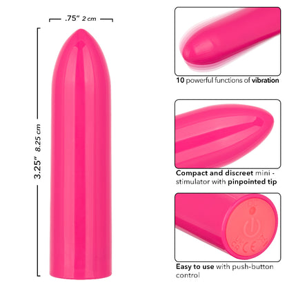 Turbo Buzz Classic Bullet - Pink | 716770107428 | Available at EroticWarehouse.com
