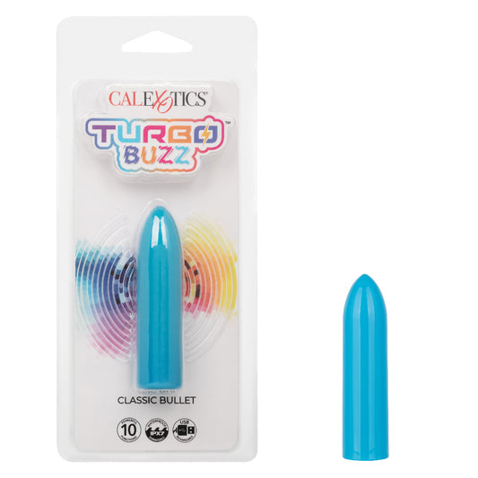 Turbo Buzz Classic Bullet - Blue | 716770107435 | Available at EroticWarehouse.com