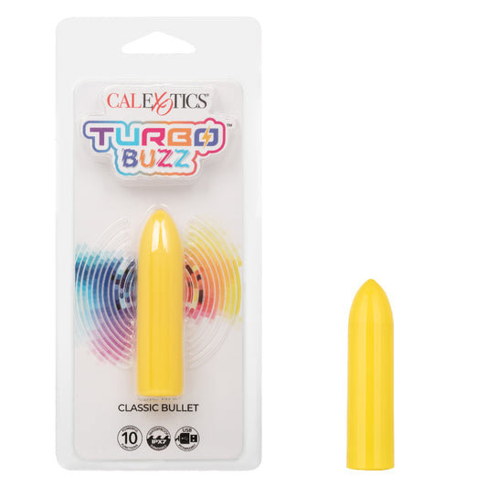 Turbo Buzz Classic Bullet - Yellow | 716770107442 | Available at EroticWarehouse.com