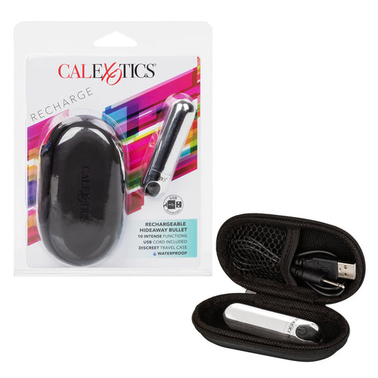 Rechargeable Hideaway Bullet - Silver | 716770094933 | Available at EroticWarehouse.com