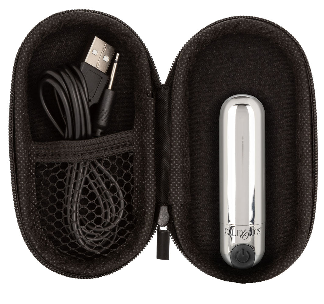 Rechargeable Hideaway Bullet - Silver | 716770094933 | Available at EroticWarehouse.com