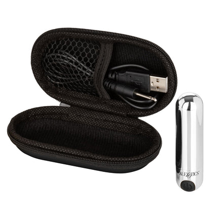 Rechargeable Hideaway Bullet - Silver | 716770094933 | Available at EroticWarehouse.com
