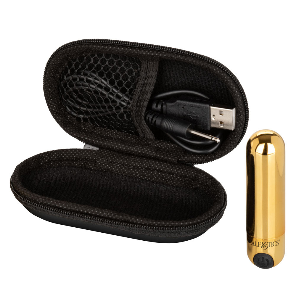 Rechargeable Hideaway Bullet - Gold | 716770094940 | Available at EroticWarehouse.com