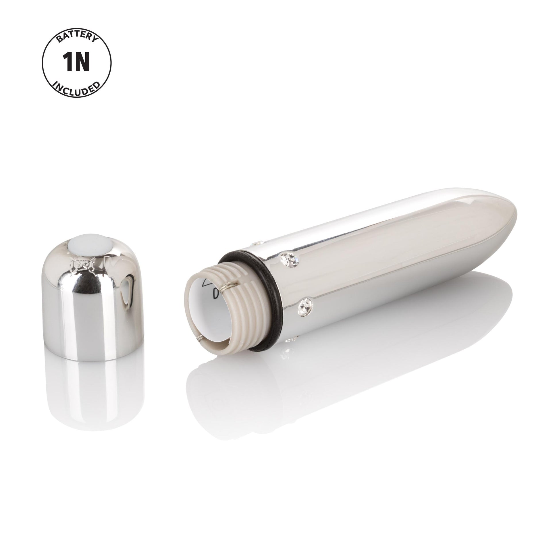 Crystal High Intensity Bullet - Silver | 716770057433 | Available at EroticWarehouse.com
