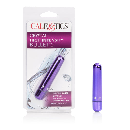 Crystal High Intensity Bullet 2 - Purple | 716770062857 | Available at EroticWarehouse.com