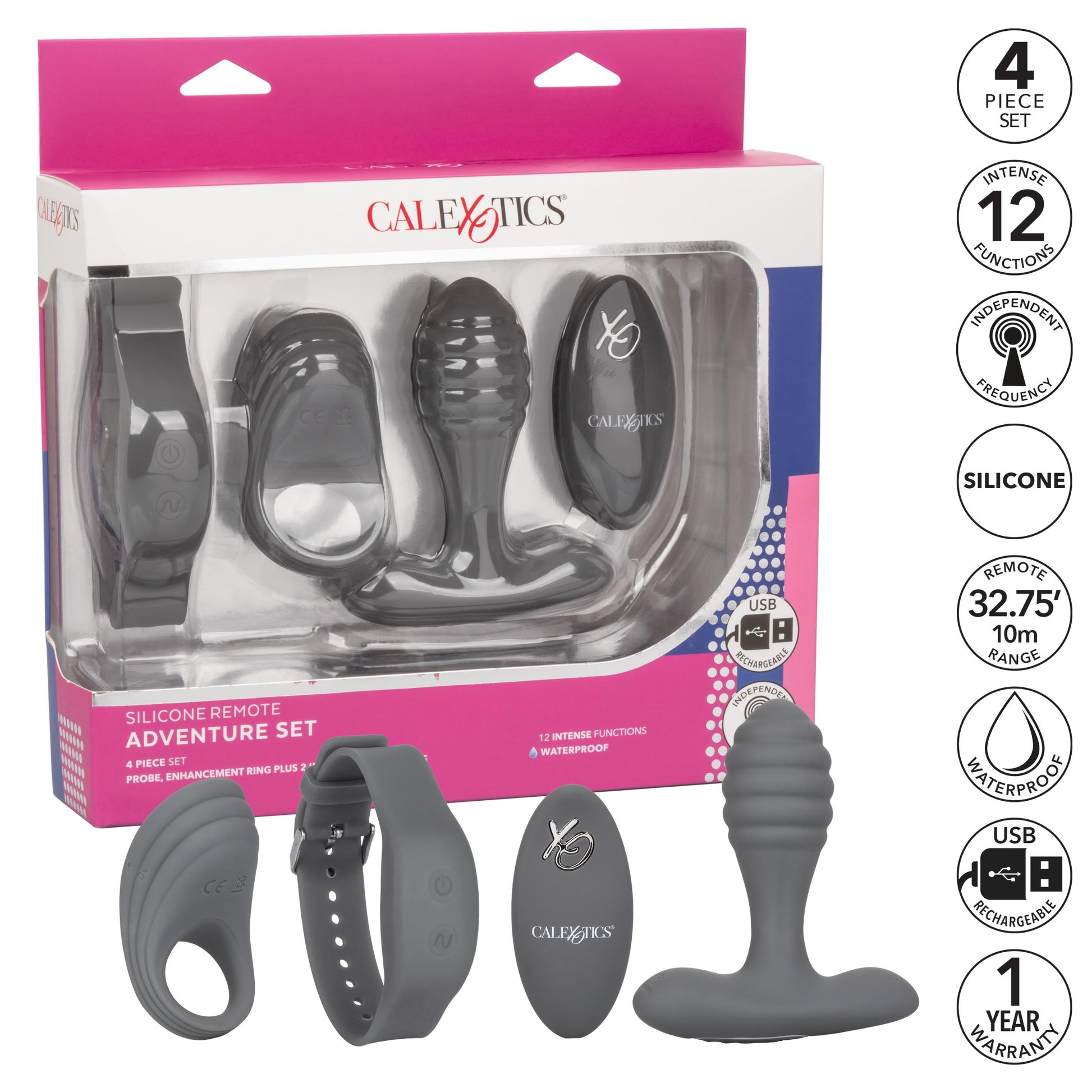 Silicone Remote Adventure Set | 716770095978 | Available at EroticWarehouse.com