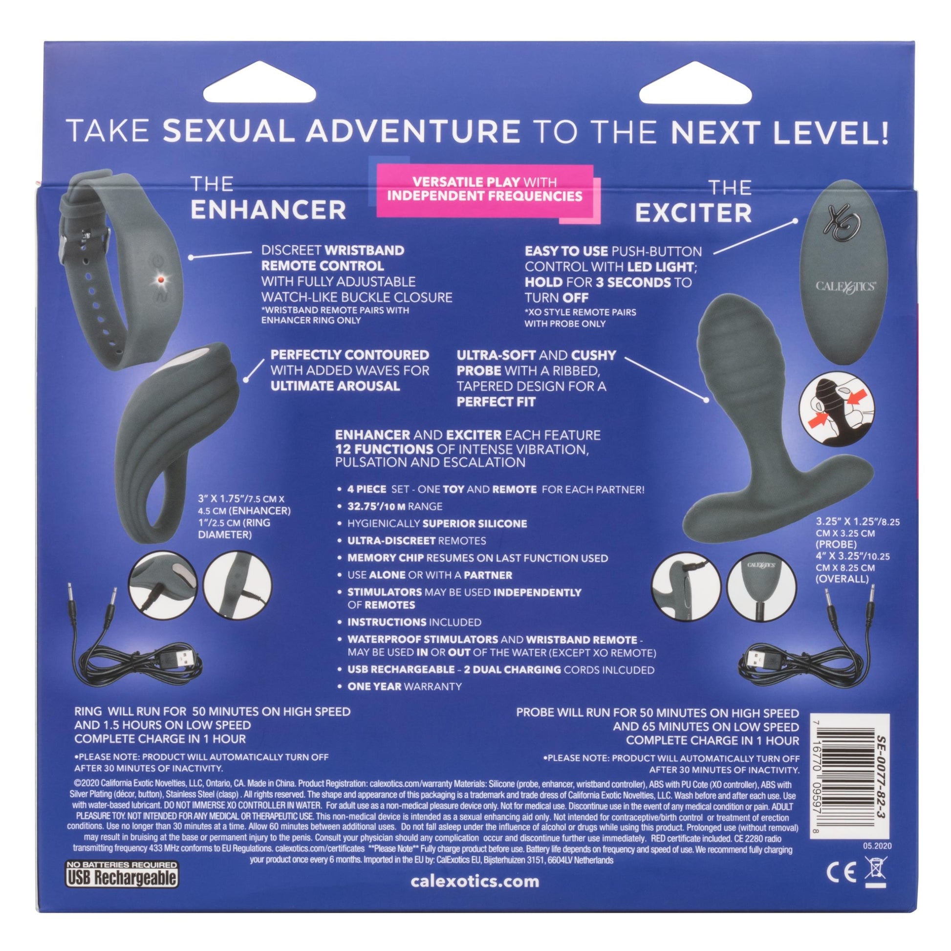 Silicone Remote Adventure Set | 716770095978 | Available at EroticWarehouse.com