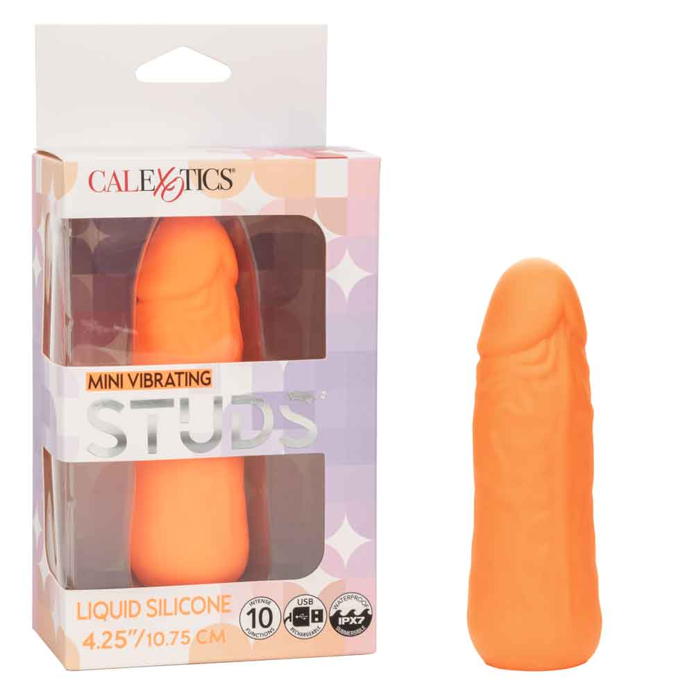 Mini Vibrating Studs - Orange | 716770108562 | Available at EroticWarehouse.com
