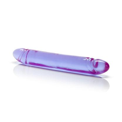 Reflective Gel Smooth Double Dong - Purple | 716770017376 | Available at EroticWarehouse.com
