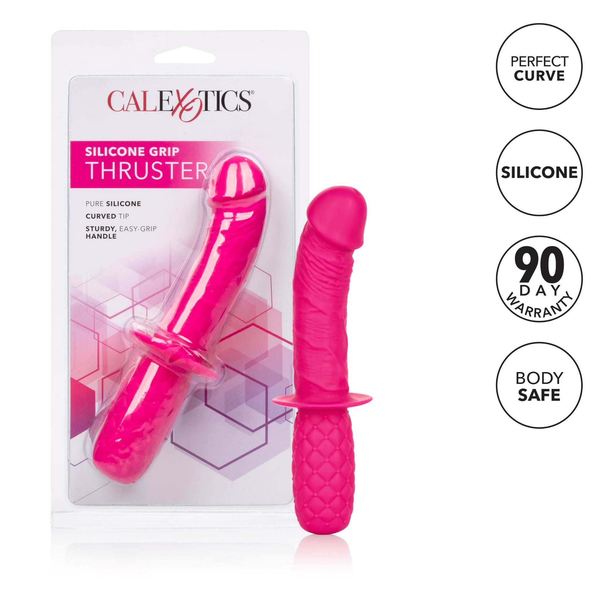 Silicone Grip Thruster - Pink | 716770091949 | Available at EroticWarehouse.com