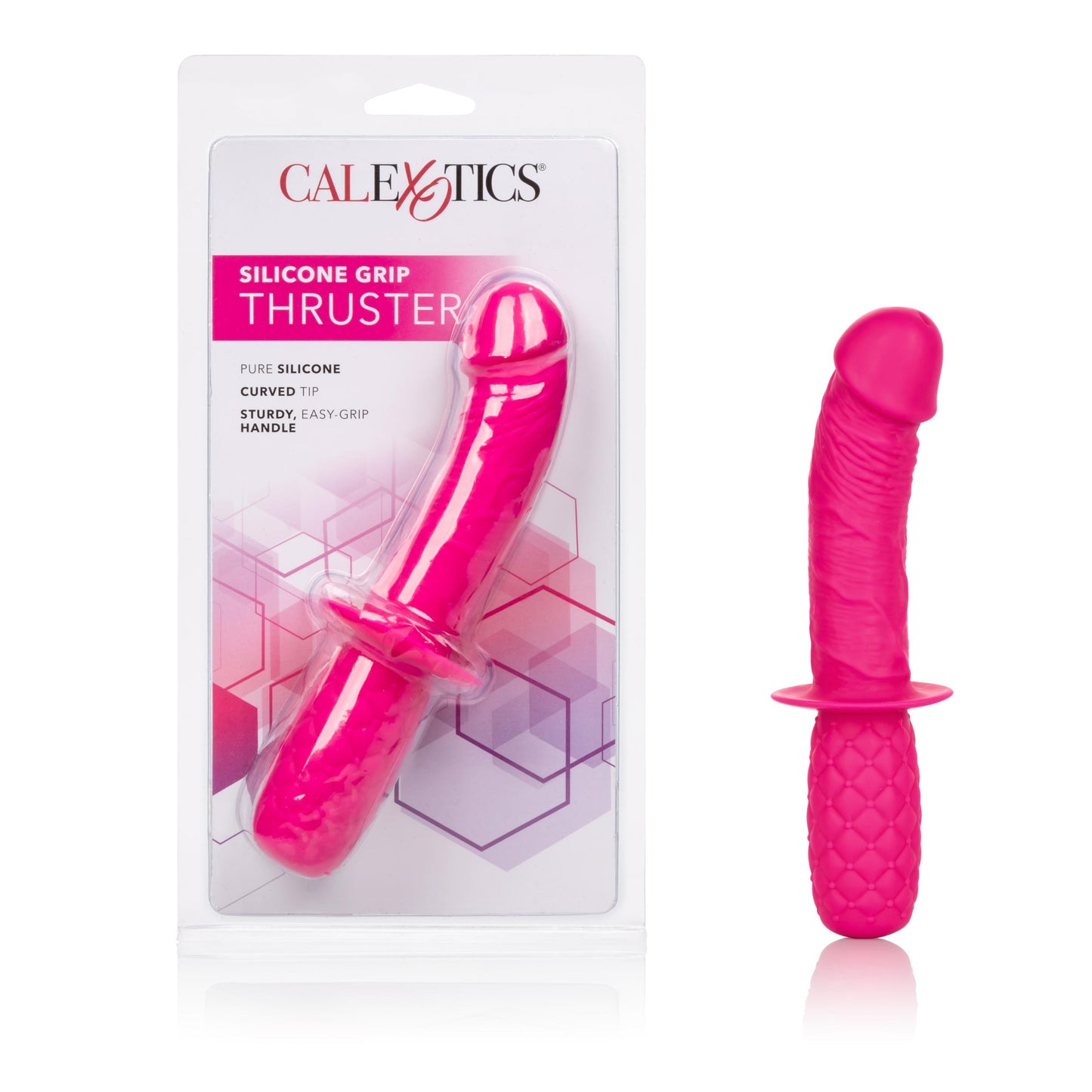 Silicone Grip Thruster - Pink | 716770091949 | Available at EroticWarehouse.com