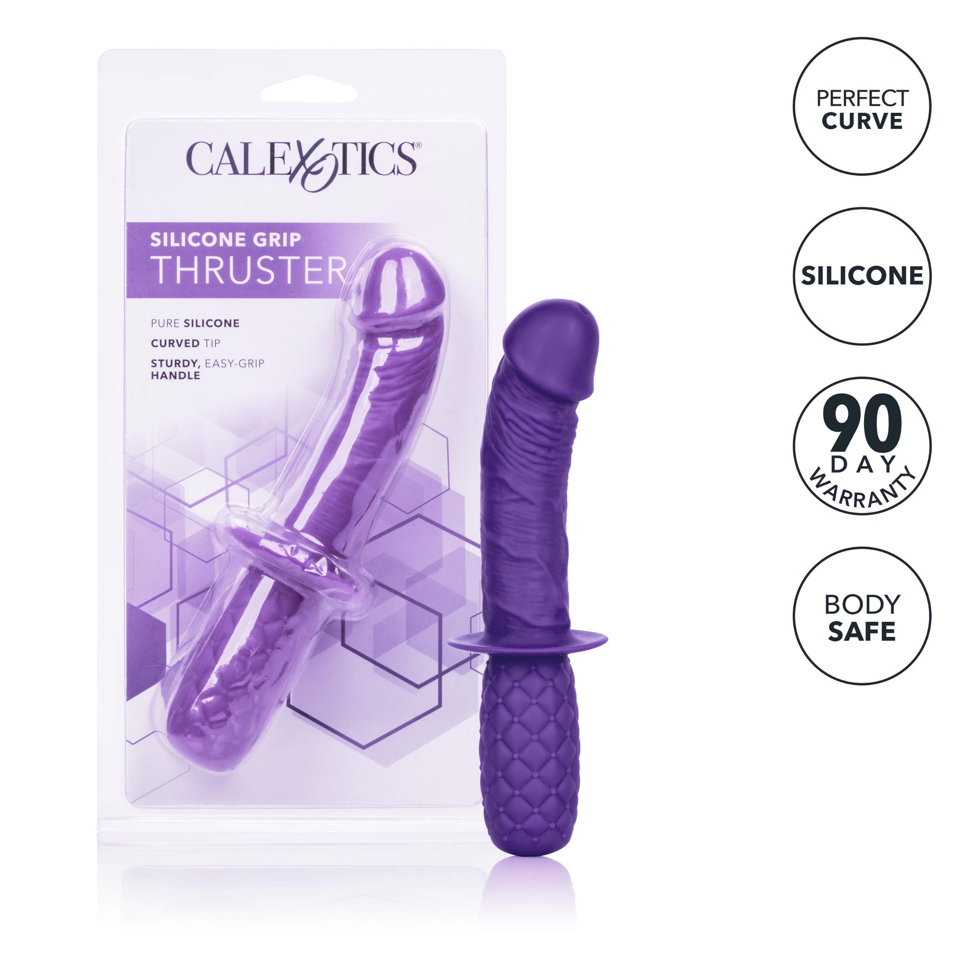Silicone Grip Thruster - Purple | 716770091956 | Available at EroticWarehouse.com