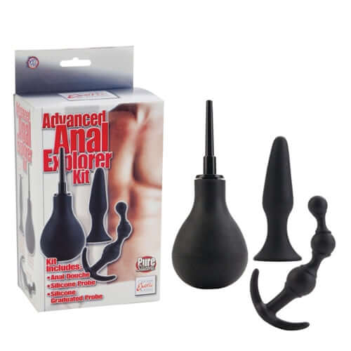 Anal Explorer Kit - Black | 716770067173 | Available at EroticWarehouse.com