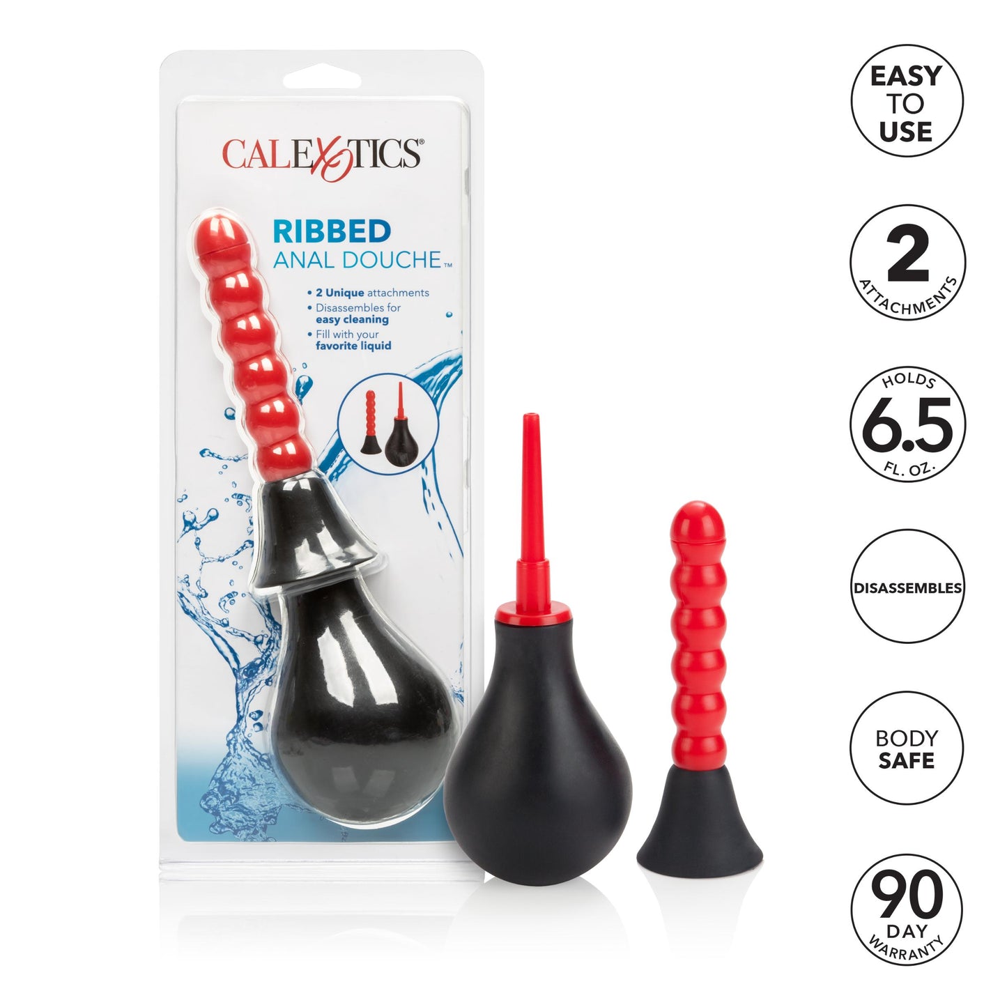 Ribbed Anal Douche | 716770090973 | Available at EroticWarehouse.com