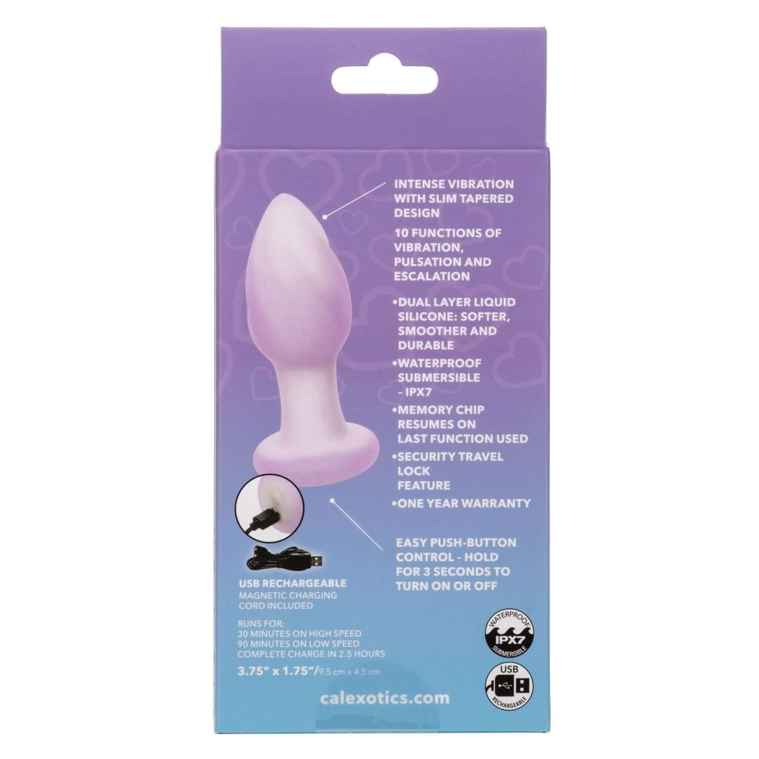 Lavender Haze Ridge Probe | 716770109972 | Available at EroticWarehouse.com