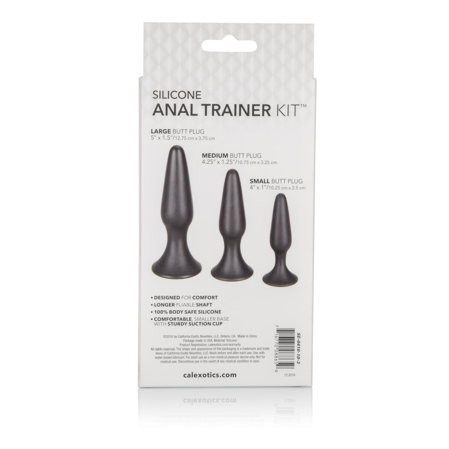 Silicone Anal Trainer Kit | 716770088659 | Available at EroticWarehouse.com
