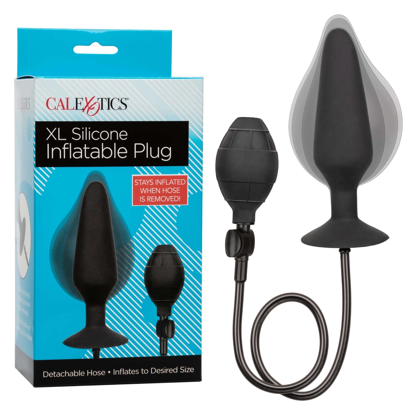 Xl Silicone Inflatable Plug | 716770095473 | Available at EroticWarehouse.com