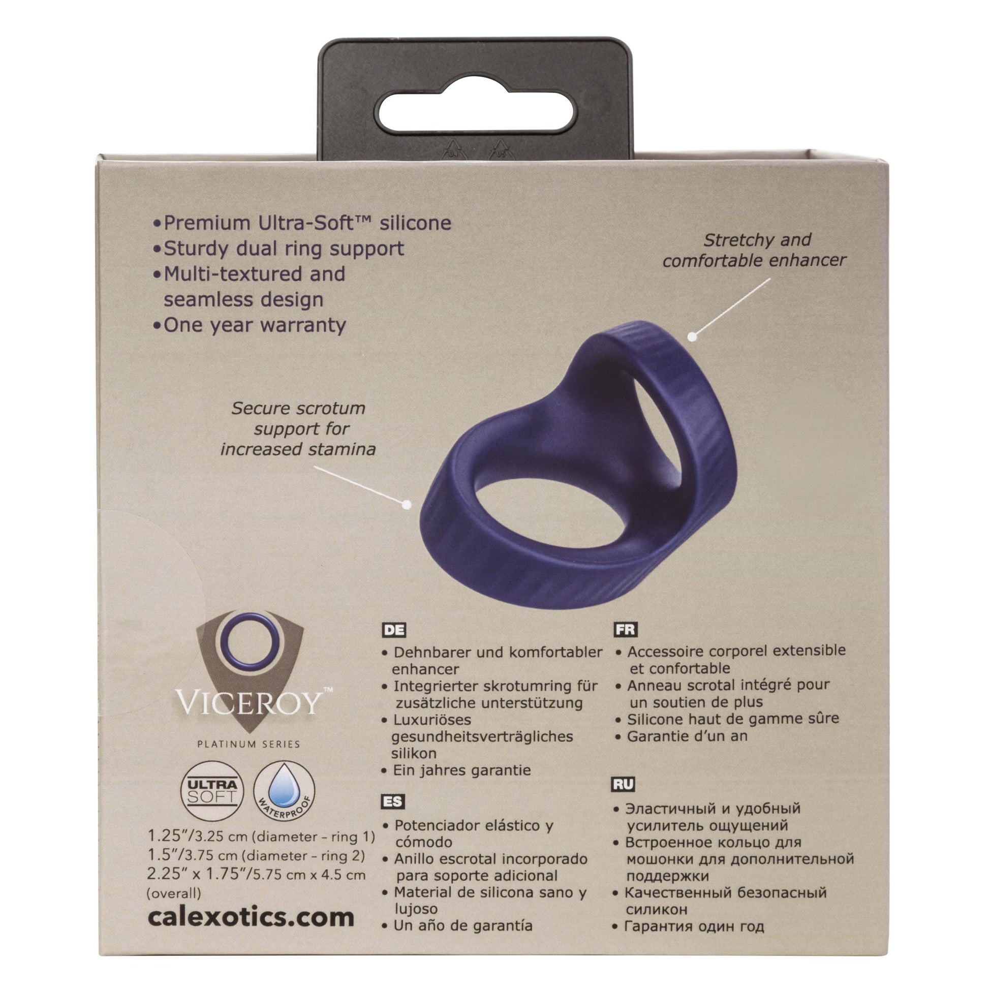 Viceroy Max Dual Ring | 716770098245 | Available at EroticWarehouse.com