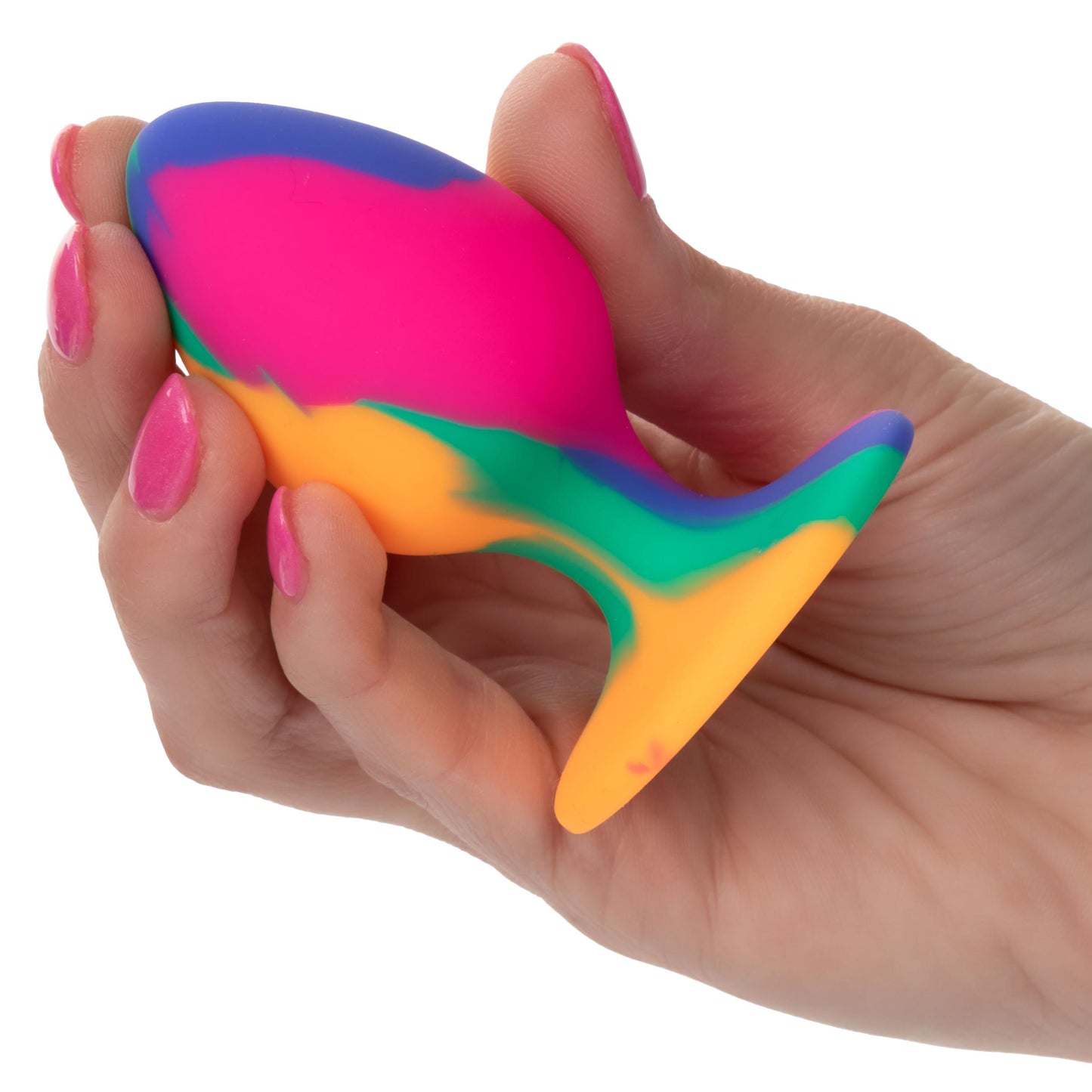 Cheeky Medium Tie-Dye Plug | 716770101525 | Available at EroticWarehouse.com