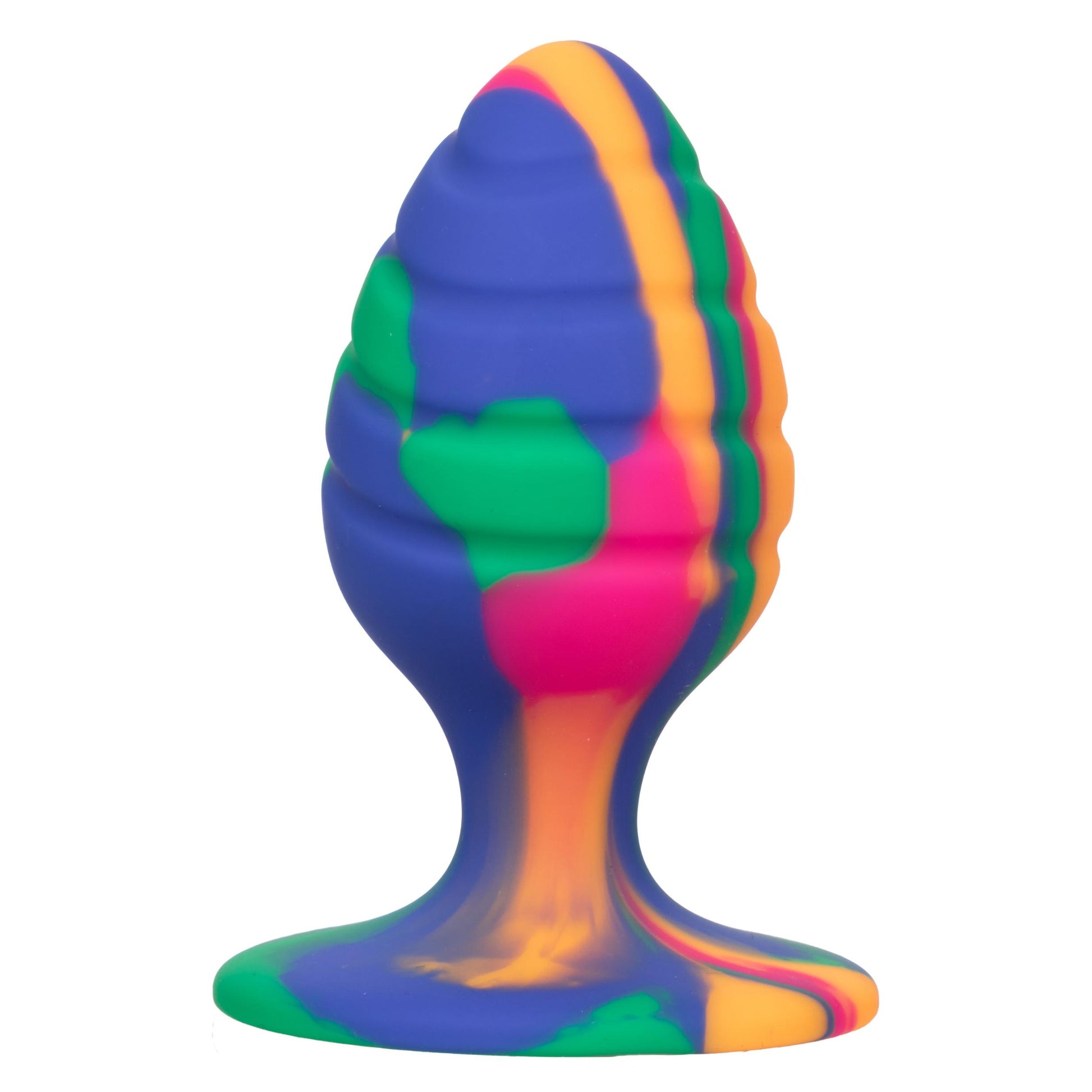 Cheeky Medium Swirl Tie-Dye Plug | 716770101532 | Available at EroticWarehouse.com