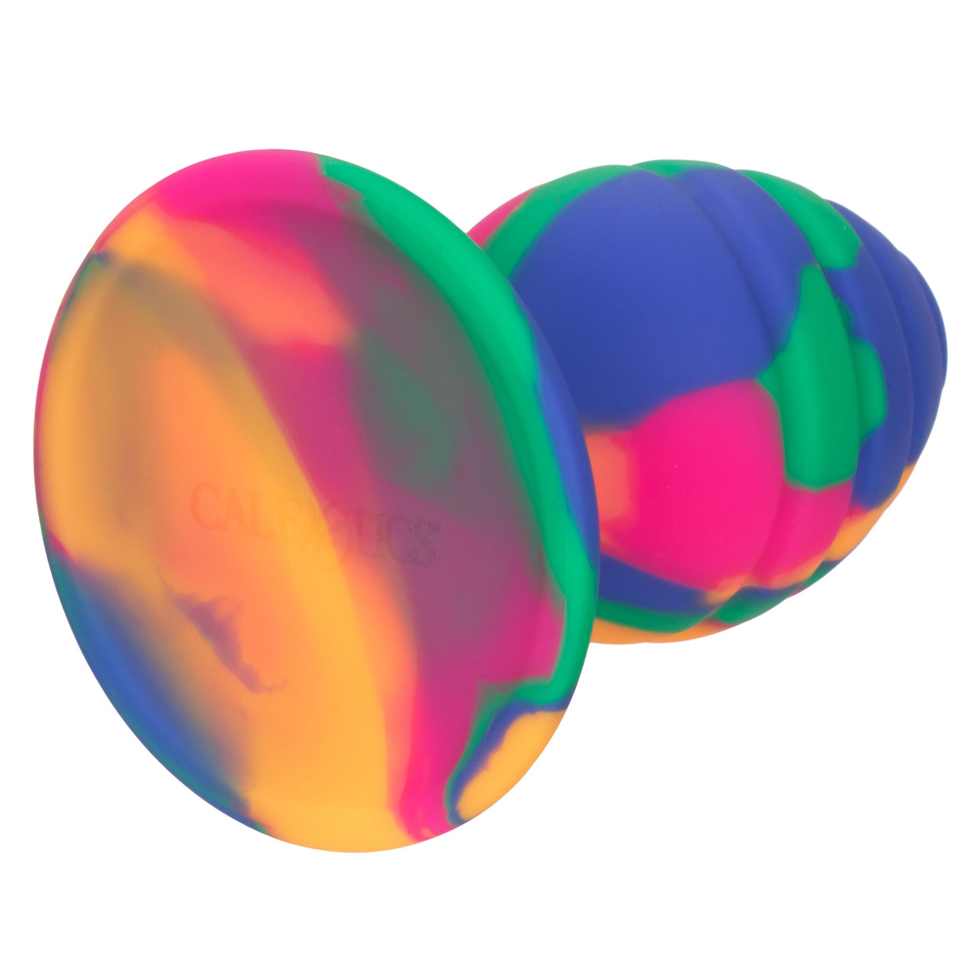 Cheeky Medium Swirl Tie-Dye Plug | 716770101532 | Available at EroticWarehouse.com