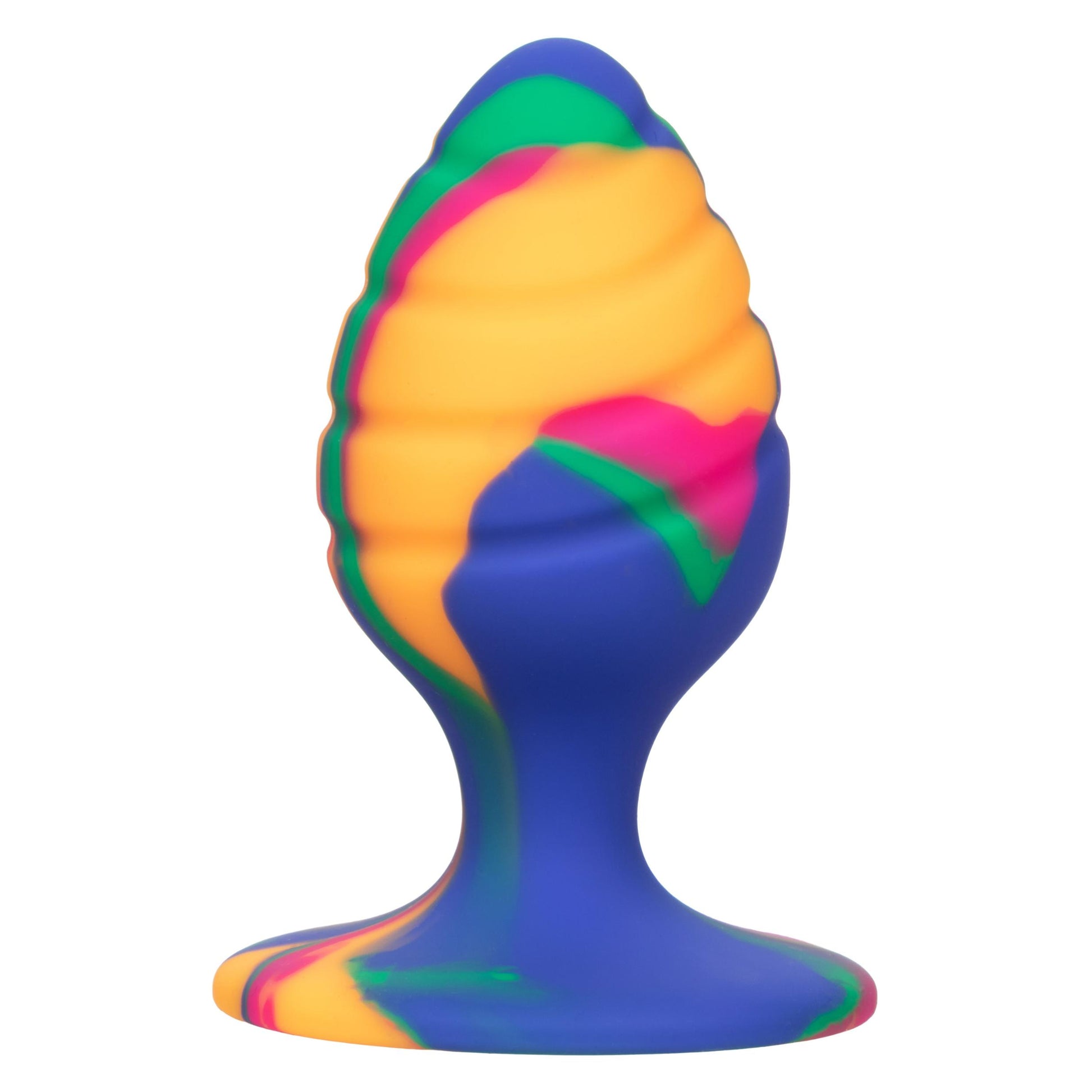 Cheeky Medium Swirl Tie-Dye Plug | 716770101532 | Available at EroticWarehouse.com