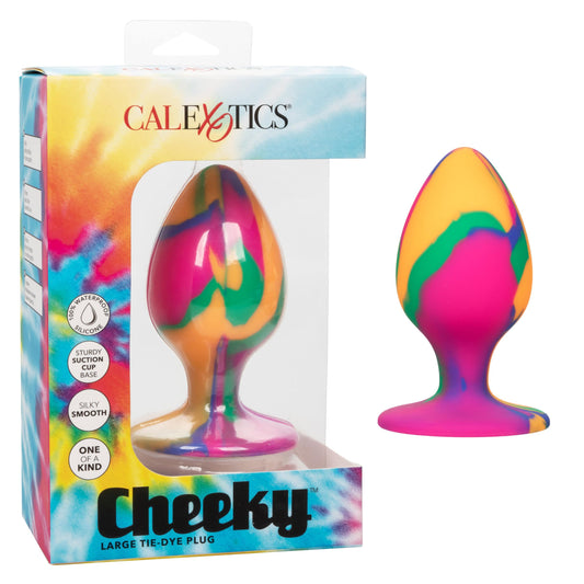 Cheeky Large Tie-Dye Plug | 716770101549 | Available at EroticWarehouse.com