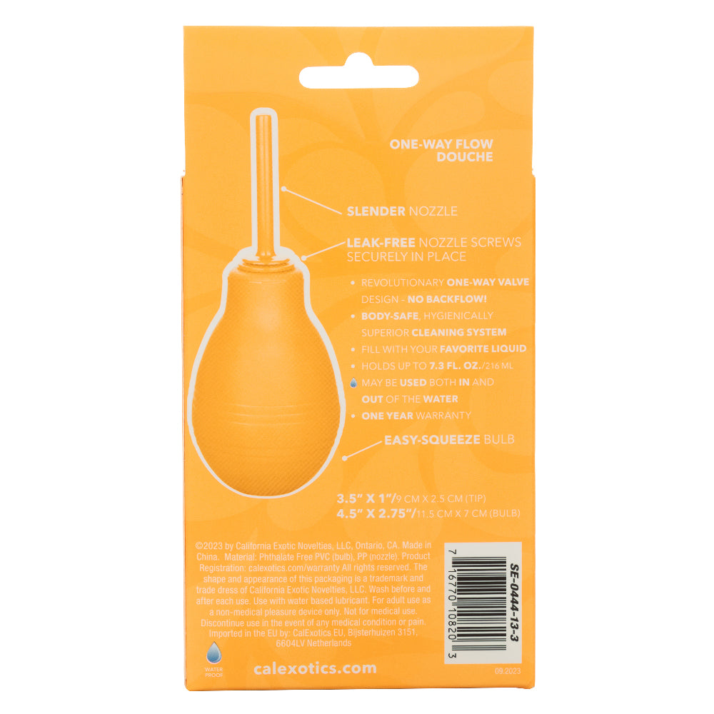 Cheeky One-Way Flow Douche - Orange | 716770108203 | Available at EroticWarehouse.com