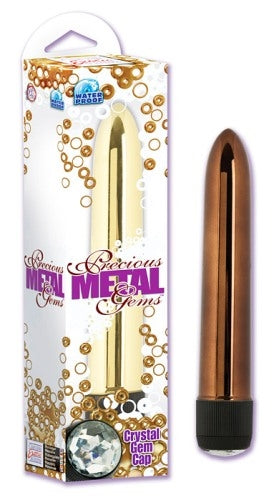 Precious Metal Gems 6.75 Inches - Bronze | 716770056436 | Available at EroticWarehouse.com