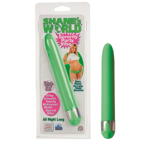 Shanes World Sorority Party Vibe All Night Long - Green | 716770060112 | Available at EroticWarehouse.com