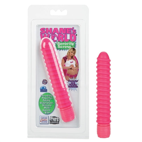 Shanes World Sorority Screw Vibe - Pink | 716770060051 | Available at EroticWarehouse.com