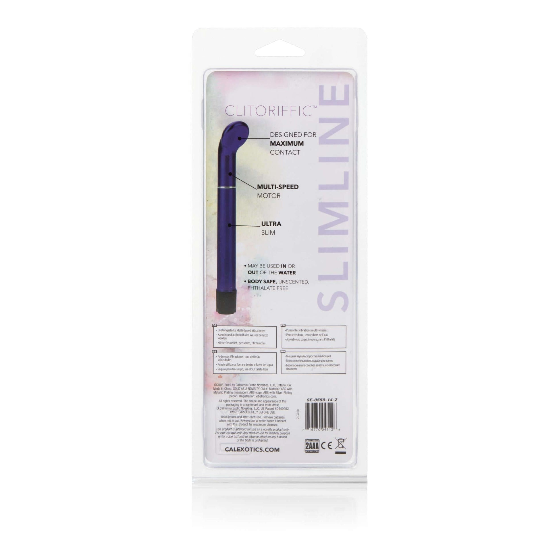 Clitoriffic Vibrator - Purple | 716770041128 | Available at EroticWarehouse.com