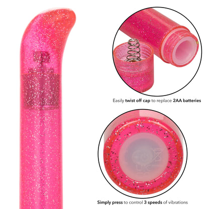 Sparkle Slim G-Vibe - Pink | 716770101075 | Available at EroticWarehouse.com