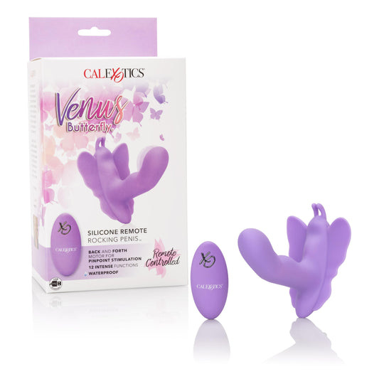 Venus Butterfly Silicone Remote Rocking Penis | 716770090843 | Available at EroticWarehouse.com