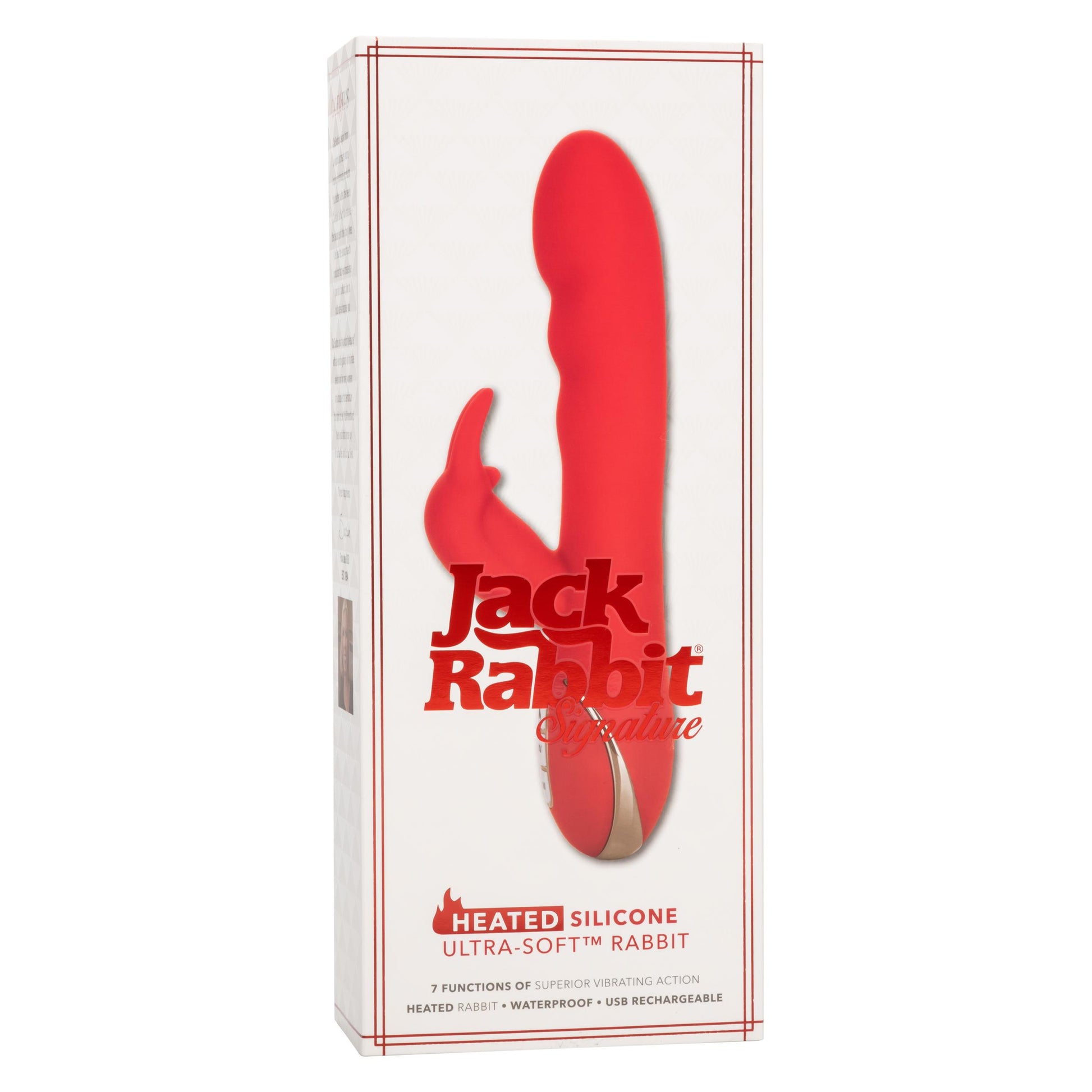 Jack Rabbit Signature Heated Silicone Ultra-Soft Rabbit | 716770095602 | Available at EroticWarehouse.com