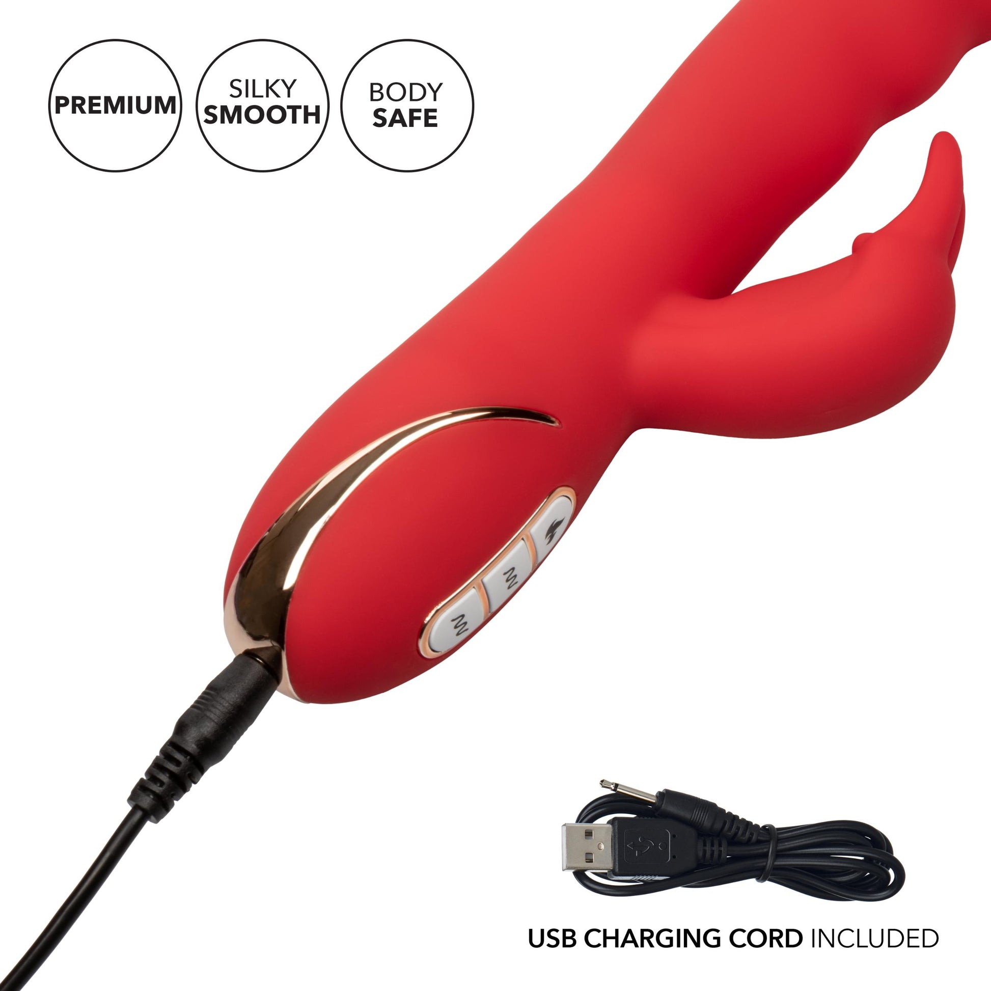 Jack Rabbit Signature Heated Silicone Ultra-Soft Rabbit | 716770095602 | Available at EroticWarehouse.com