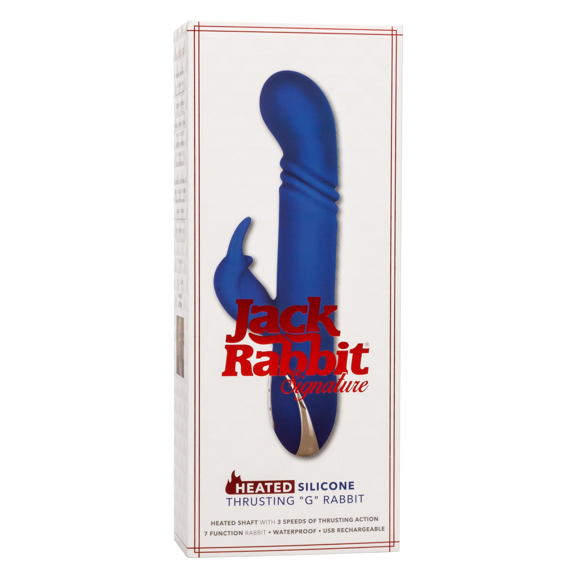 Jack Rabbit Signature Heated Silicone Thrusting G Rabbit | 716770095626 | Available at EroticWarehouse.com