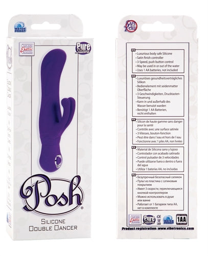 Posh Silicone Double Dancer - Purple | 716770074362 | Available at EroticWarehouse.com