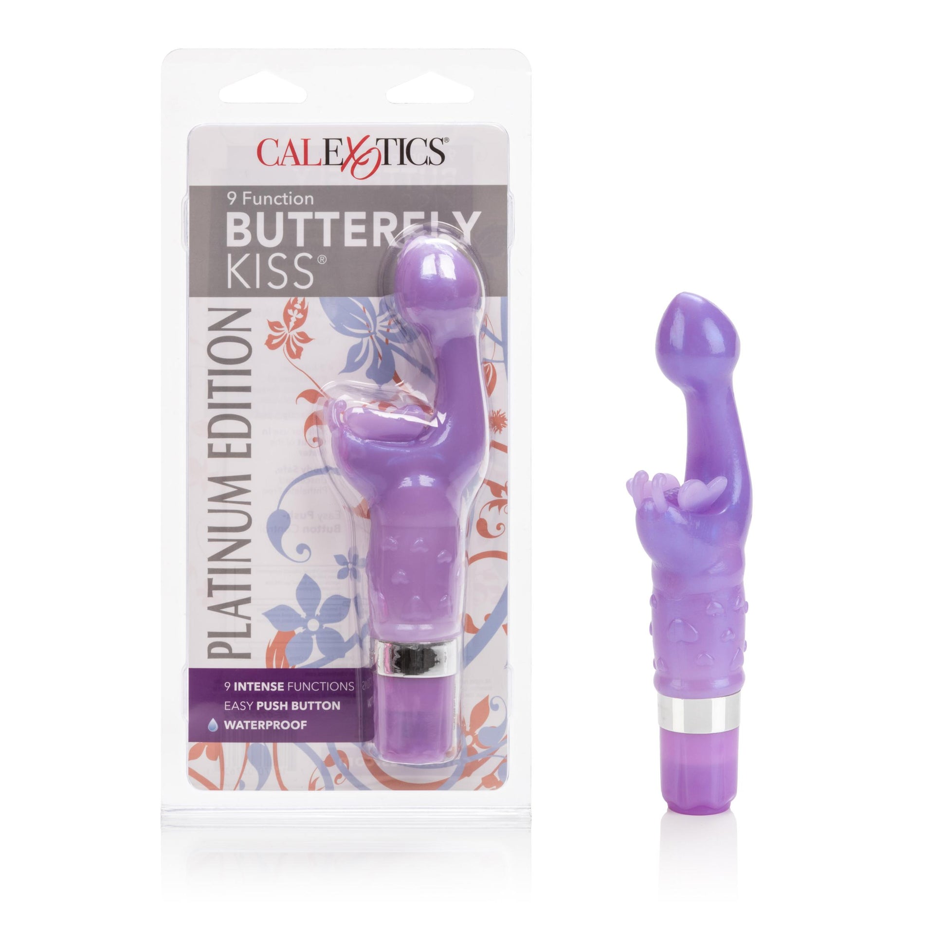 9 Function Butterfly Kiss - Platinum Edition - Purple | 716770057631 | Available at EroticWarehouse.com