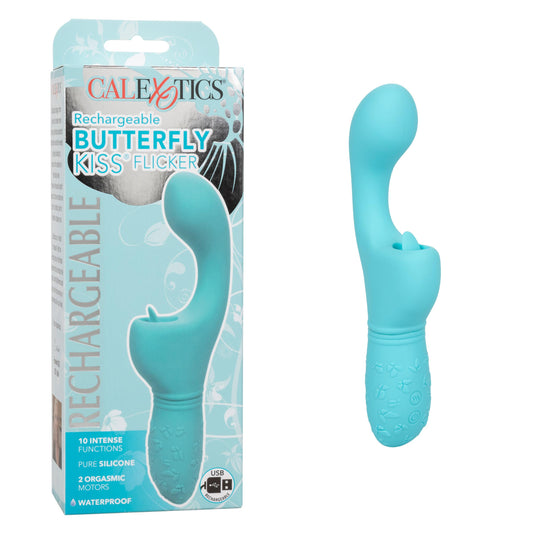 Rechargeable Butterfly Kiss Flicker - Blue | 716770100825 | Available at EroticWarehouse.com