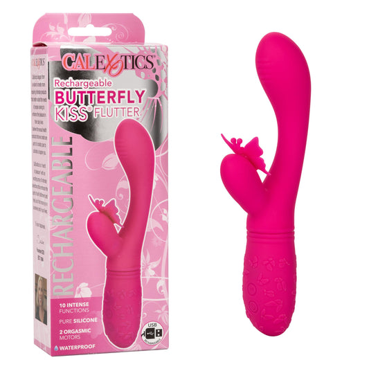 Rechargeable Butterfly Kiss Flutter - Pink | 716770102737 | Available at EroticWarehouse.com