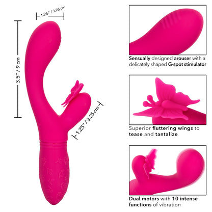 Rechargeable Butterfly Kiss Flutter - Pink | 716770102737 | Available at EroticWarehouse.com