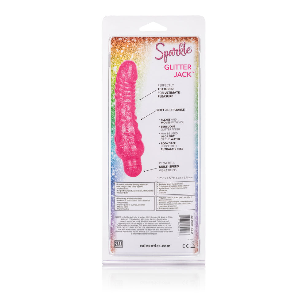 Sparkle Glitter Jack - Pink | 716770091277 | Available at EroticWarehouse.com