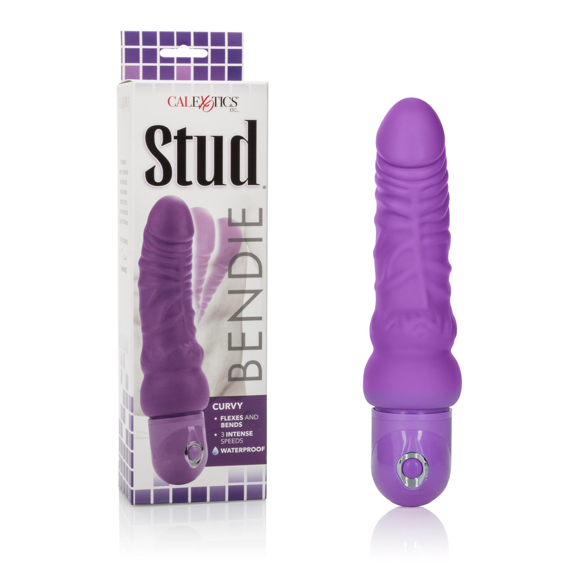 Bendie Power Stud - Curvy - Purple | 716770079343 | Available at EroticWarehouse.com